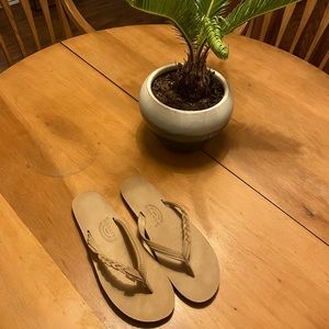 Women’s Braided Rainbow Sandals, NWOT- Size 11